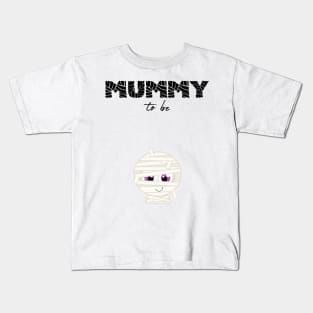 Mummy To Be Funny Meme Baby Announcement Halloween T Shirt Kids T-Shirt